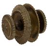 Image 7 : Antique Spanish Cast Brass Blossom Doorknobs