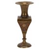 Image 1 : Vintage British India Enameled Brass Vase