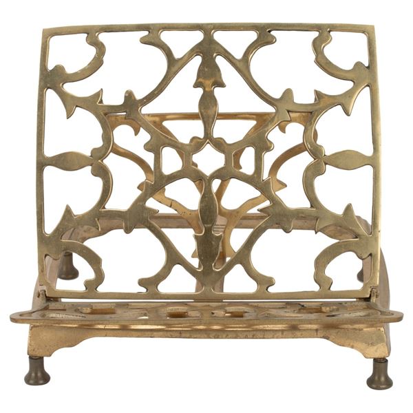 Antique Brass Bible Holder Book Stand