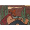 Image 3 : 1940s Hand-Carved Mexican Folk Art Wood Tray