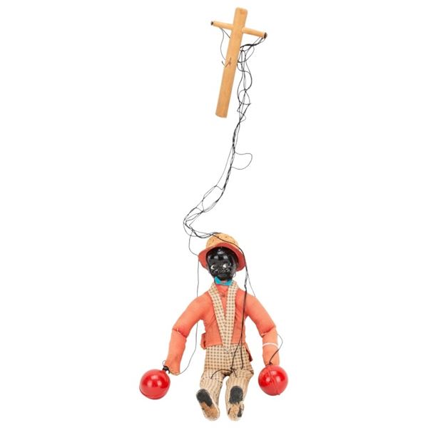 African-American Folk Art Marionette Puppet
