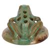 Image 3 : 1910s Fulper Glazed Ceramic Flower Vase Frog