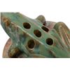 Image 8 : 1910s Fulper Glazed Ceramic Flower Vase Frog