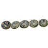 Image 1 : Set of Five Mexican Talavera Pottery Shallow Bowls