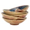 Image 7 : Set of Five Mexican Talavera Pottery Shallow Bowls