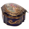 Image 7 : Antique French Sevres Porcelain Cobalt Blue Box