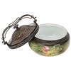 Image 2 : Carlsbad Austria Sweetmeat Jar with Silvered Lid