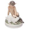 Image 1 : Royal Copenhagen Porcelain "Faun with Rabbit"