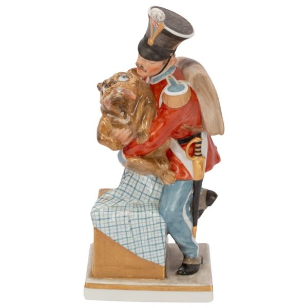 Royal Copenhagen "The Soldier and the Dog" Figure