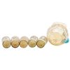 Image 2 : Antique Hand-Painted Bubble Glass Pitcher Set