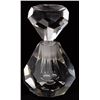 Image 1 : Art Deco Heavy Lead Crystal Faceted Perfume Bottle