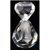 Image 2 : Art Deco Heavy Lead Crystal Faceted Perfume Bottle
