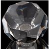 Image 5 : Art Deco Heavy Lead Crystal Faceted Perfume Bottle
