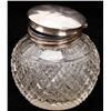 Image 10 : Antique Sterling Silver Crystal Dresser Lot