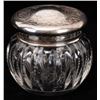 Image 14 : Antique Sterling Silver Crystal Dresser Lot