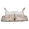 Image 1 : WMF Cromargan Germany Double Condiment Set