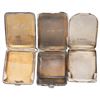 Image 5 : Art Deco English Sterling Cigarette Case Lot
