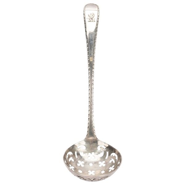 Antique Georgian Sterling Sugar Sifter Berry Spoon