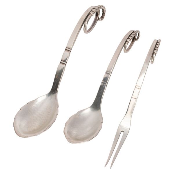 Georg Jensen Denmark Sterling Ornamental #41 Group