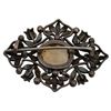 Image 2 : Antique Sterling Marcasite Citrine Gemstone Brooch