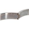 Image 8 : Hermès Clic H White Enamel Palladium Bracelet