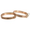 Image 4 : Antique Bates and Bacon Gold Filled Enamel Bangles