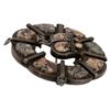 Image 3 : Antique Silver Scottish Agate Crown Brooch