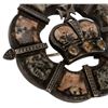 Image 4 : Antique Silver Scottish Agate Crown Brooch
