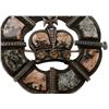 Image 5 : Antique Silver Scottish Agate Crown Brooch