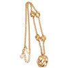 Image 1 : Oscar de La Renta Gold Tone Globe Necklace