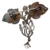 Image 5 : Sterling Art Nouveau Style Flower Jewelry
