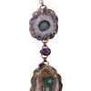Image 6 : Sterling Amethyst Stalactite Geode Bib Necklace