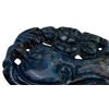 Image 5 : Chinese Carved Lapis Gourd Flora Stone