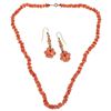 Image 1 : Gold Filled Salmon Coral Jewelry Lot