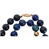 Image 4 : 14K Lapis Lazuli Bead Necklace