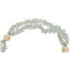 Image 5 : Carved Swans Bone Bead Tumbled Aquamarine Choker