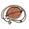 Image 2 : Sterling Baltic Russian Amber Brooch