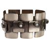 Image 3 : Modernist Frank Rebajes Sterling Panel Bracelet