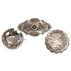 Image 1 : Victorian Aesthetic Movement Sterling Brooch Lot