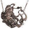 Image 4 : Sterling Art Nouveau Woman Repousse Choker