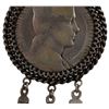 Image 4 : Antique Silver Latvian Republic 1931 Coin Brooch