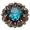 Image 5 : European Sterling Blue Topaz Parure