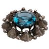 Image 7 : European Sterling Blue Topaz Parure