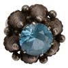 Image 9 : European Sterling Blue Topaz Parure