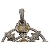 Image 3 : Judith Ripka Silver Canary Crystal Diamond Pendant