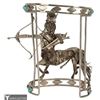 Image 3 : Sterling & Turquoise Sagittarius Centaur Cuff