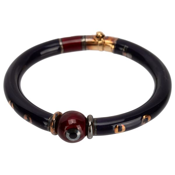 La Nouvelle Bague 18K Sterling Enamel Bangle
