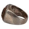 Image 2 : Antique Sterling Lion of Judah Tiger's Eye Size 8