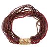 Image 1 : Signed Ciner Multistrand Bead Choker Necklace
