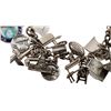 Image 4 : Sterling Silver Charm Bracelet - 37 charms